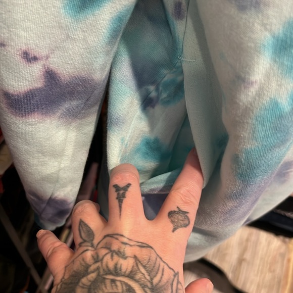 OVERSIZED Victorias Secret tie dye hoodie dress. NWT - Picture 9 of 10